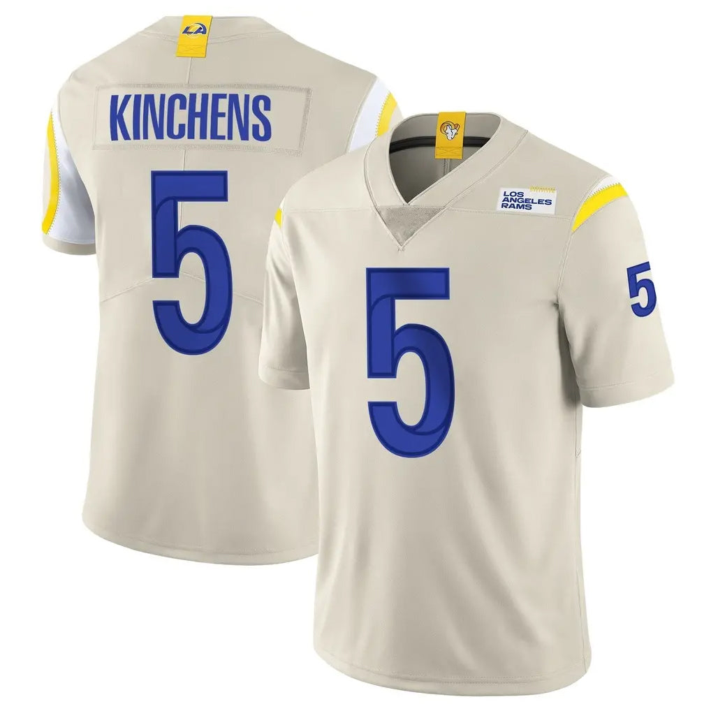 tocy LA.Rams #5 Kamren Kinchens Player Bone Limited Vapor Home Game Stitched Jerseys