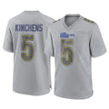 tocy LA.Rams #5 Kamren Kinchens Player Gray Atmosphere Fashion Home Game Stitched Jerseys