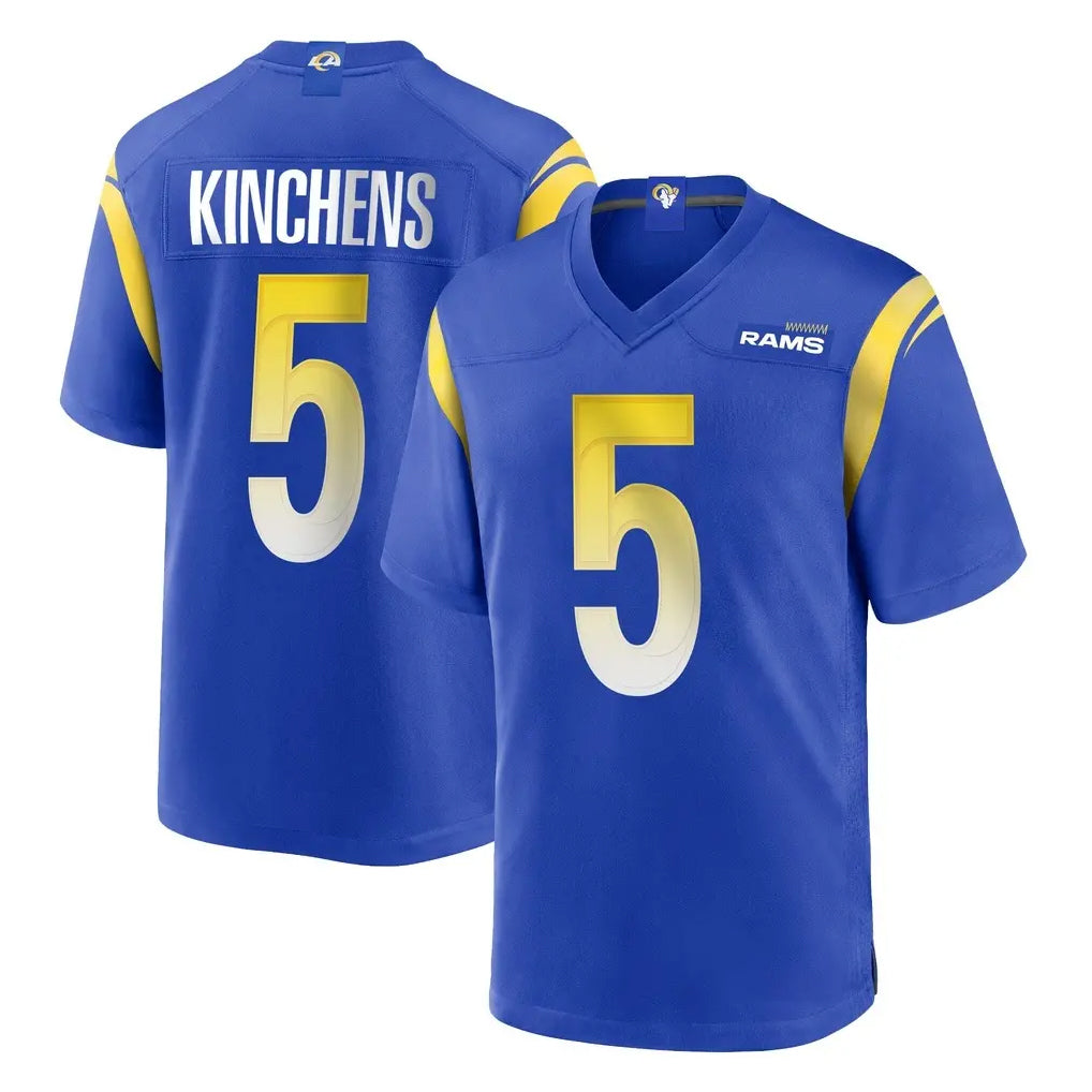 tocy LA.Rams #5 Kamren Kinchens Player Royal Home Game Stitched Jerseys