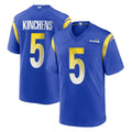 tocy LA.Rams #5 Kamren Kinchens Player Royal Home Game Stitched Jerseys