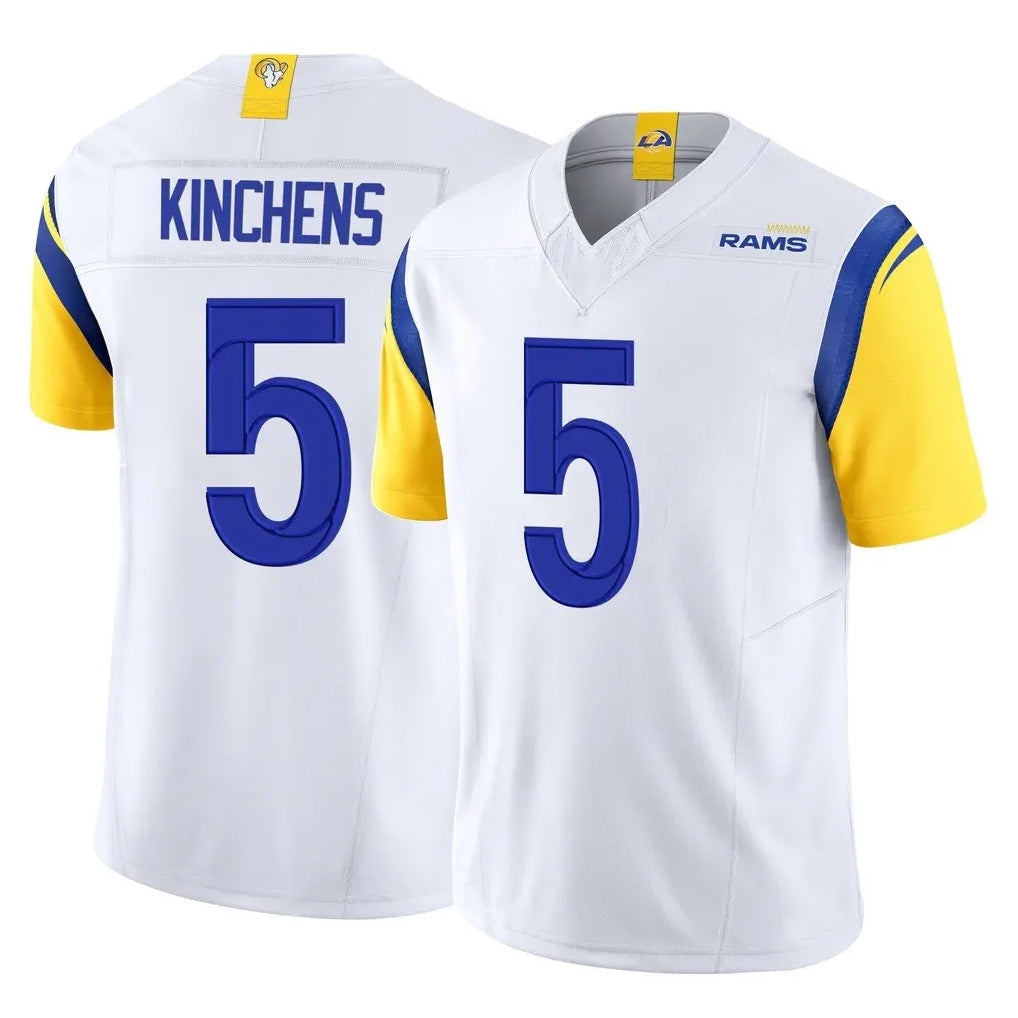 tocy LA.Rams #5 Kamren Kinchens Player White Limited Vapor F.U.S.E. Home Game Stitched Jerseys