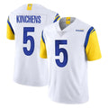 tocy LA.Rams #5 Kamren Kinchens Player White Limited Vapor Untouchable Home Game Stitched Jerseys