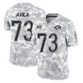 tocy LA.Rams #73 Steve Avila Player Arctic Camo Salute To Service Limited Game Stitched Jerseys