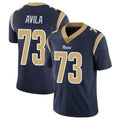 tocy LA.Rams #73 Steve Avila Player Navy Limited Vapor Untouchable Home Game Stitched Jerseys