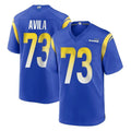 tocy LA.Rams #73 Steve Avila Player Royal Home Game Stitched Jerseys