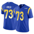 tocy LA.Rams #73 Steve Avila Player Royal Limited Vapor F.U.S.E. Home Game Stitched Jerseys