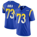 tocy LA.Rams #73 Steve Avila Player Royal Limited Vapor Untouchable Home Game Stitched Jerseys