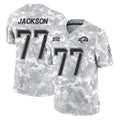 tocy LA.Rams #77 Alaric Jackson Player Arctic Camo Salute To Service Limited Game Stitched Jerseys