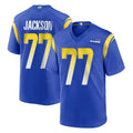 tocy LA.Rams #77 Alaric Jackson Player Royal Home Game Stitched Jerseys
