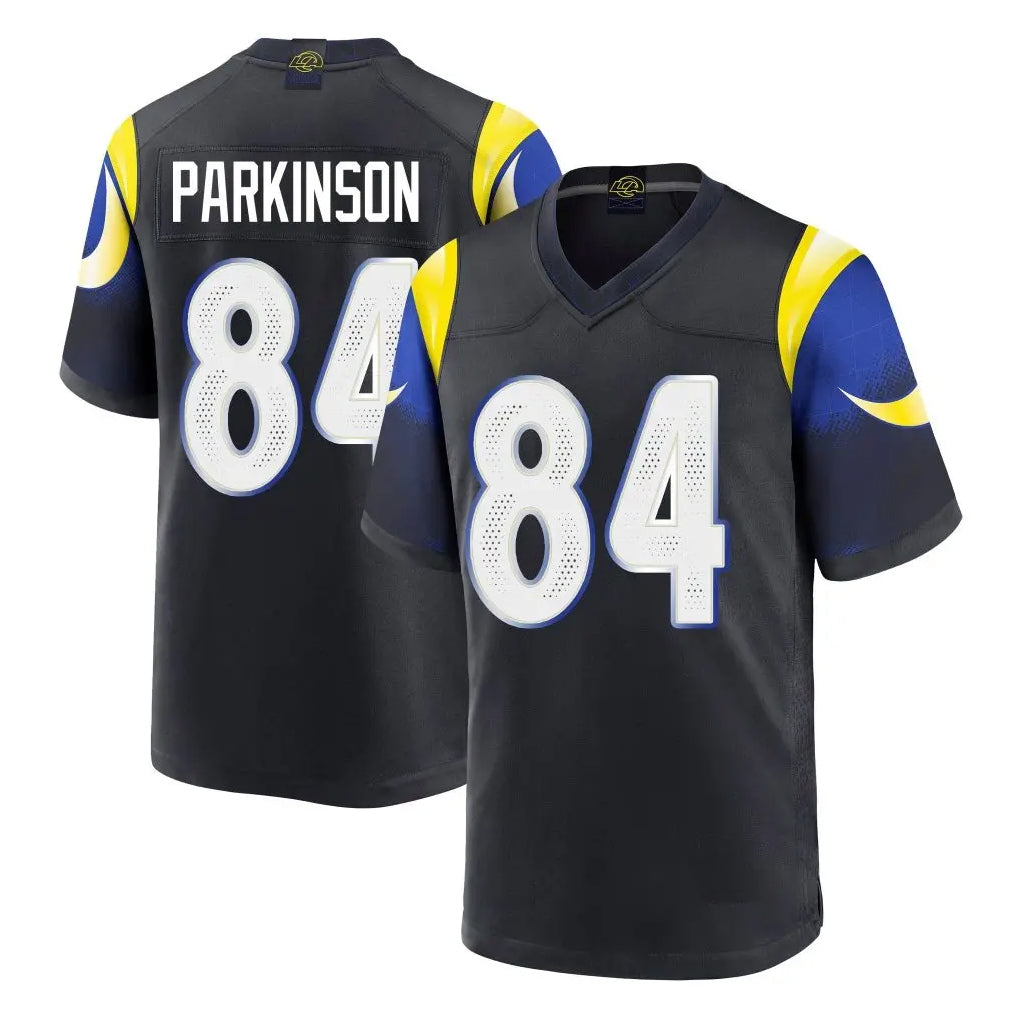 tocy LA.Rams #84 Colby Parkinson Player Black Midnight Rivalries Collection Home Game Stitched Jerseys
