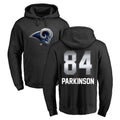 tocy LA.Rams #84 Colby Parkinson Player Black Pullover Hoodie Limited Game Stitched Jerseys