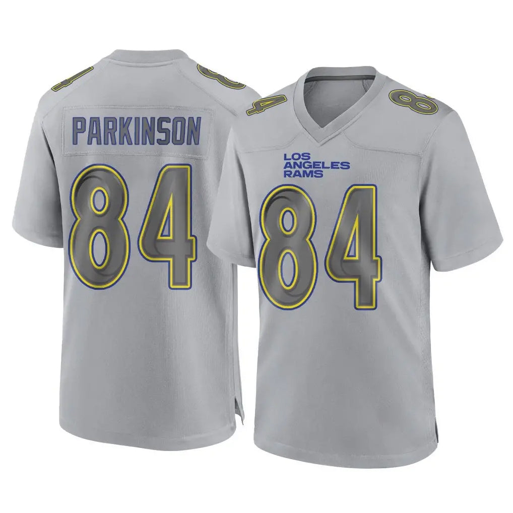 tocy LA.Rams #84 Colby Parkinson Player Gray Atmosphere Fashion Home Game Stitched Jerseys