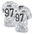tocy LA.Rams #97 Poona Ford Player Arctic Camo Salute To Service Limited Game Stitched Jerseys