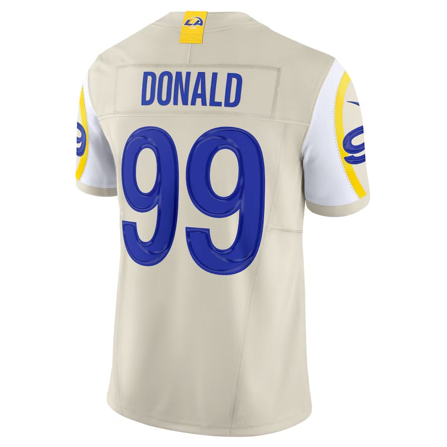 tocy LA.Rams #99 Aaron Donald Alternate Vapor F.U.S.E. Limited Jersey - Bone Stitched Jerseys