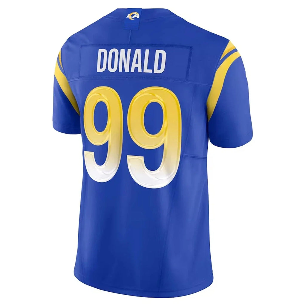 tocy LA.Rams #99 Aaron Donald Royal Vapor F.U.S.E. Limited Jersey Stitched Jerseys