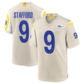 tocy LA.Rams #9 Matthew Stafford Player Bone Home Game Stitched Jerseys