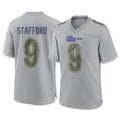 tocy LA.Rams #9 Matthew Stafford Player Gray Atmosphere Fashion Home Game Stitched Jerseys