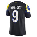 tocy LA.Rams #9 Matthew Stafford Player Midnight Blue Rivalries Collection Vapor Limited Stitched Jerseys
