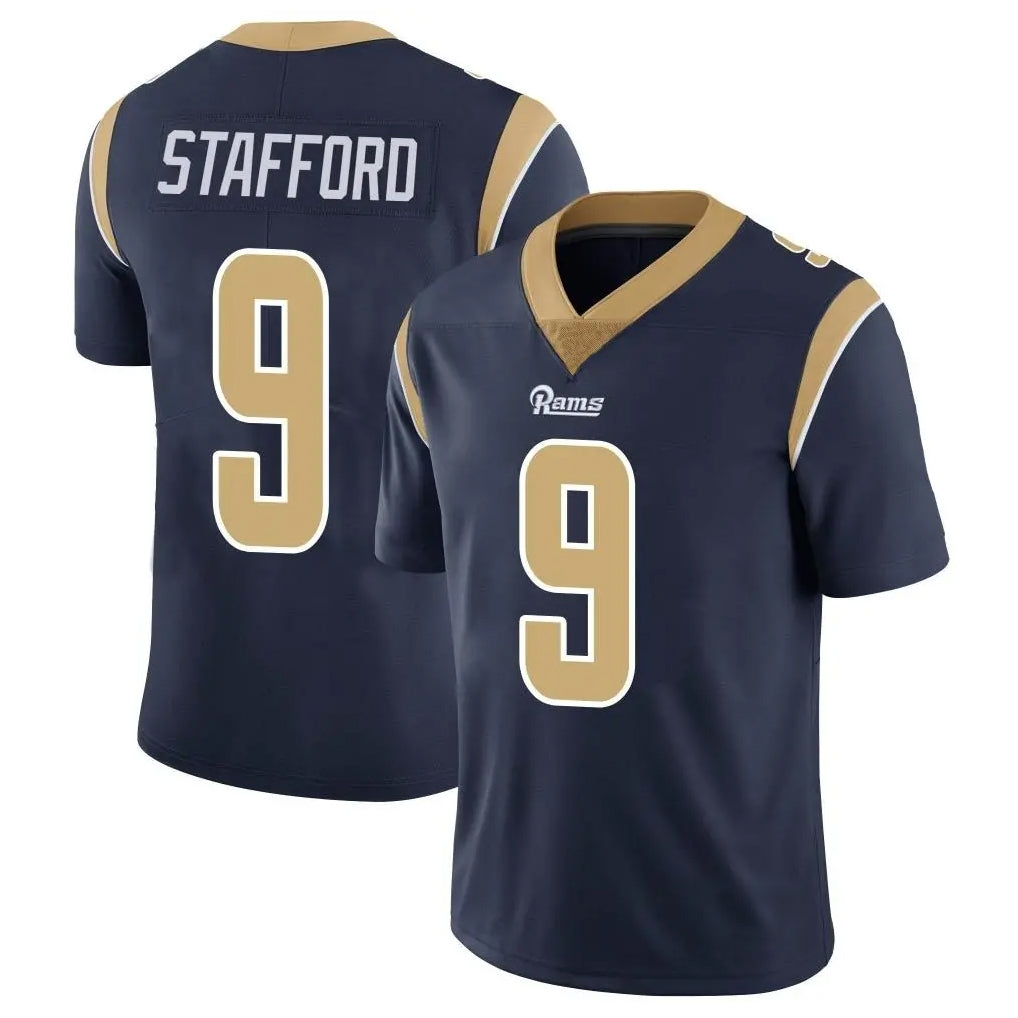 tocy LA.Rams #9 Matthew Stafford Player Navy Limited Vapor Untouchable Home Game Stitched Jerseys