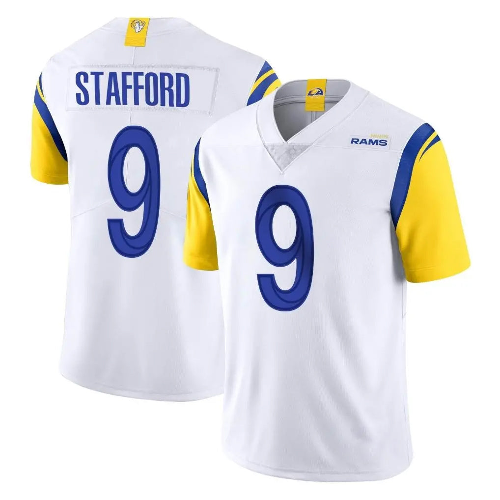 tocy LA.Rams #9 Matthew Stafford Player White Limited Vapor Untouchable Home Game Stitched Jerseys