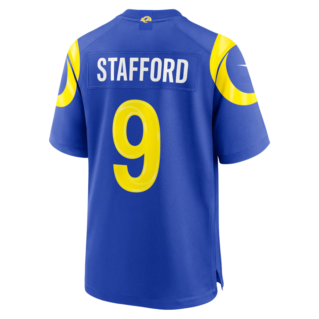 tocy LA.Rams #9 Matthew Stafford Royal Team Game Player Stitched Jerseys