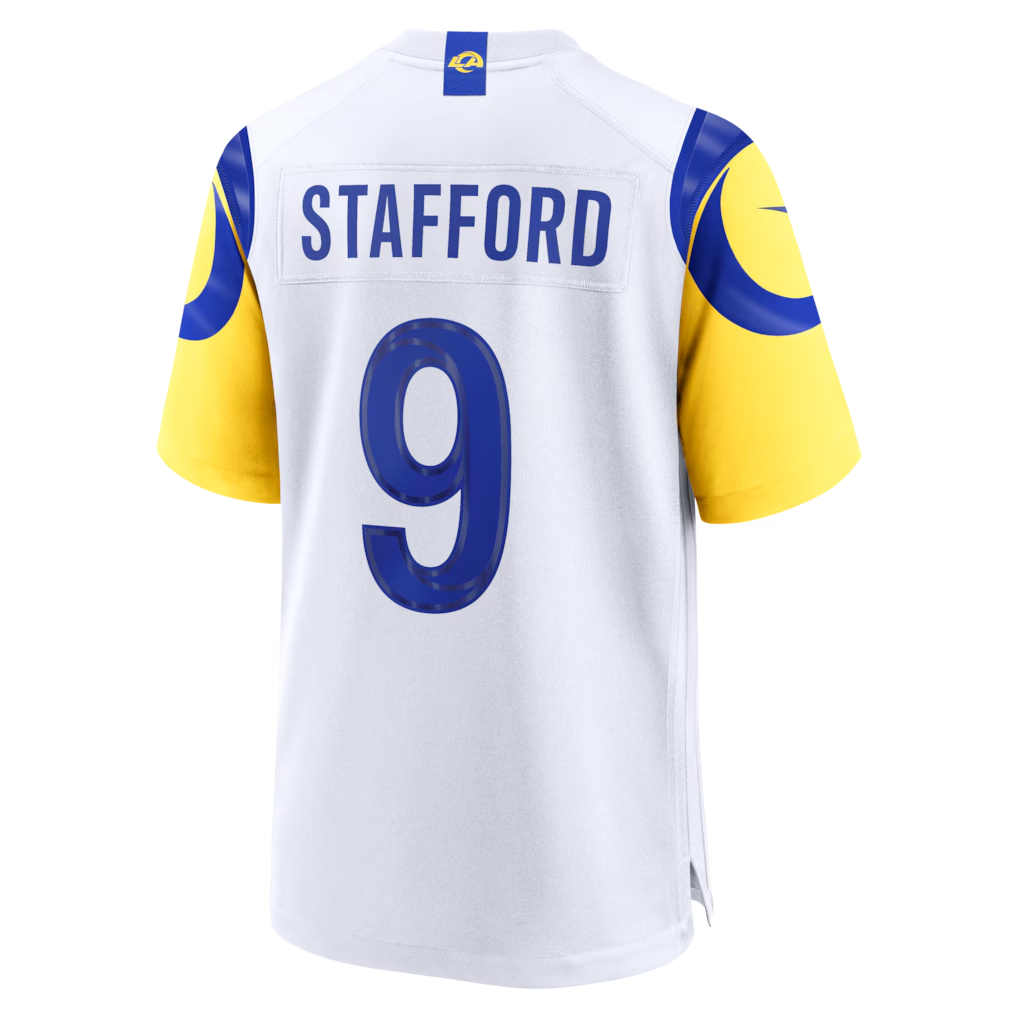 tocy LA.Rams #9 Matthew Stafford White White Game Player Stitched Jerseys