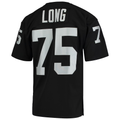 tocy LV.Raiders 1983 #75 Howie Long Mitchell & Ness Black Authentic Throwback Retired Player Stitched Puhic Jersey