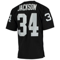 tocy LV.Raiders 1990 #34 Bo Jackson Mitchell & Ness Black Authentic Throwback Retired Player Stitched Puhic Jersey