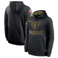 tocy LV.Raiders Black Salute to Service Hoodies Limited Game Blank Player Stitched Jerseys