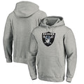 tocy LV.Raiders Gray LOGO Pullover Hoodies Home Game Blank Player Stitched Jerseys