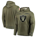 tocy LV.Raiders Olive Salute to Service Pullover Hoodies Home Game Blank Player Stitched Jerseys