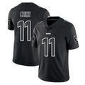 tocy LV.Raiders #11 Jeremy Chinn Player Black Limited Black Impact Home Game Stitched Jerseys