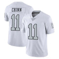tocy LV.Raiders #11 Jeremy Chinn Player White Limited Color Rush Home Game Stitched Jerseys