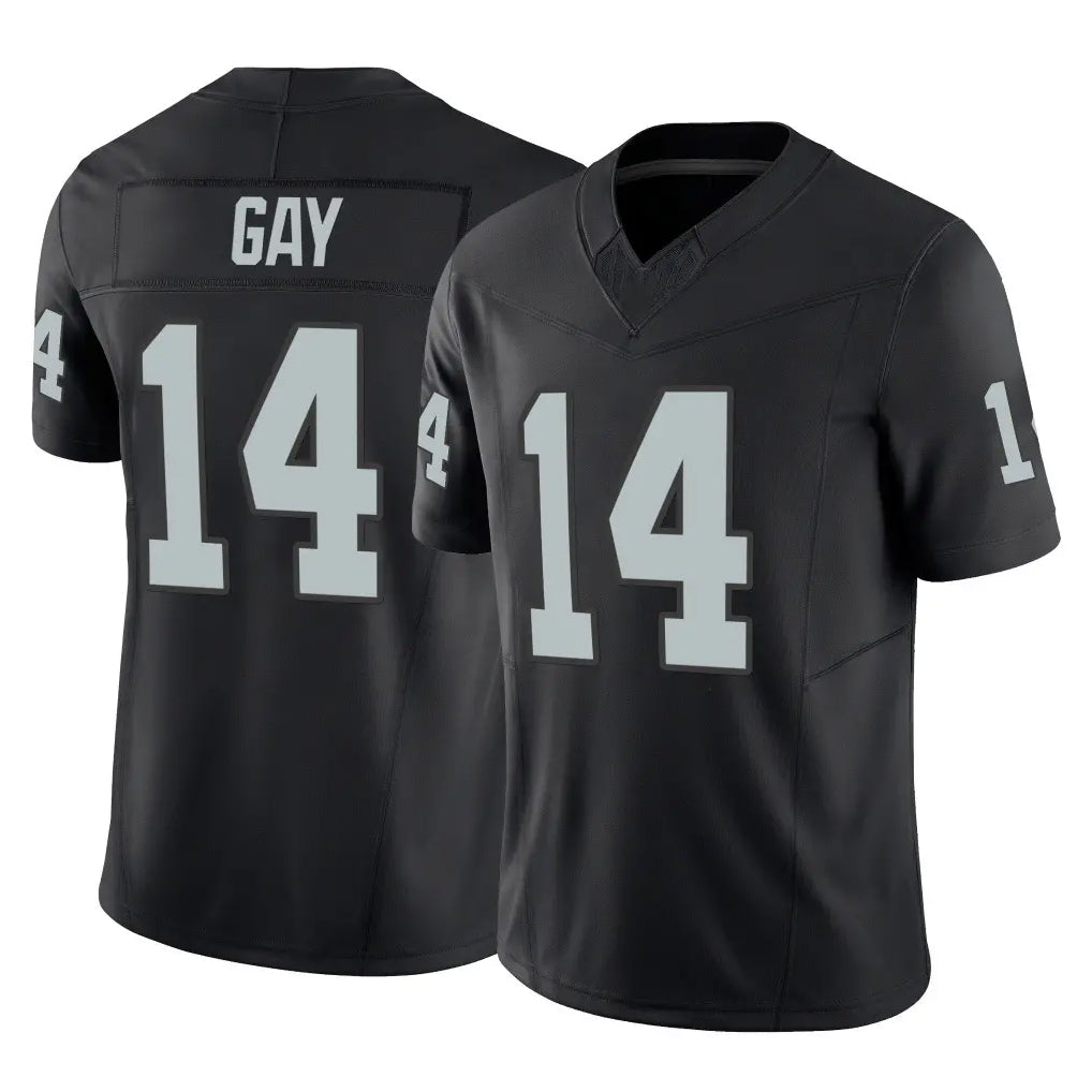 tocy LV.Raiders #14 Matt Gay Player Black Limited Vapor F.U.S.E. Home Game Stitched Jerseys