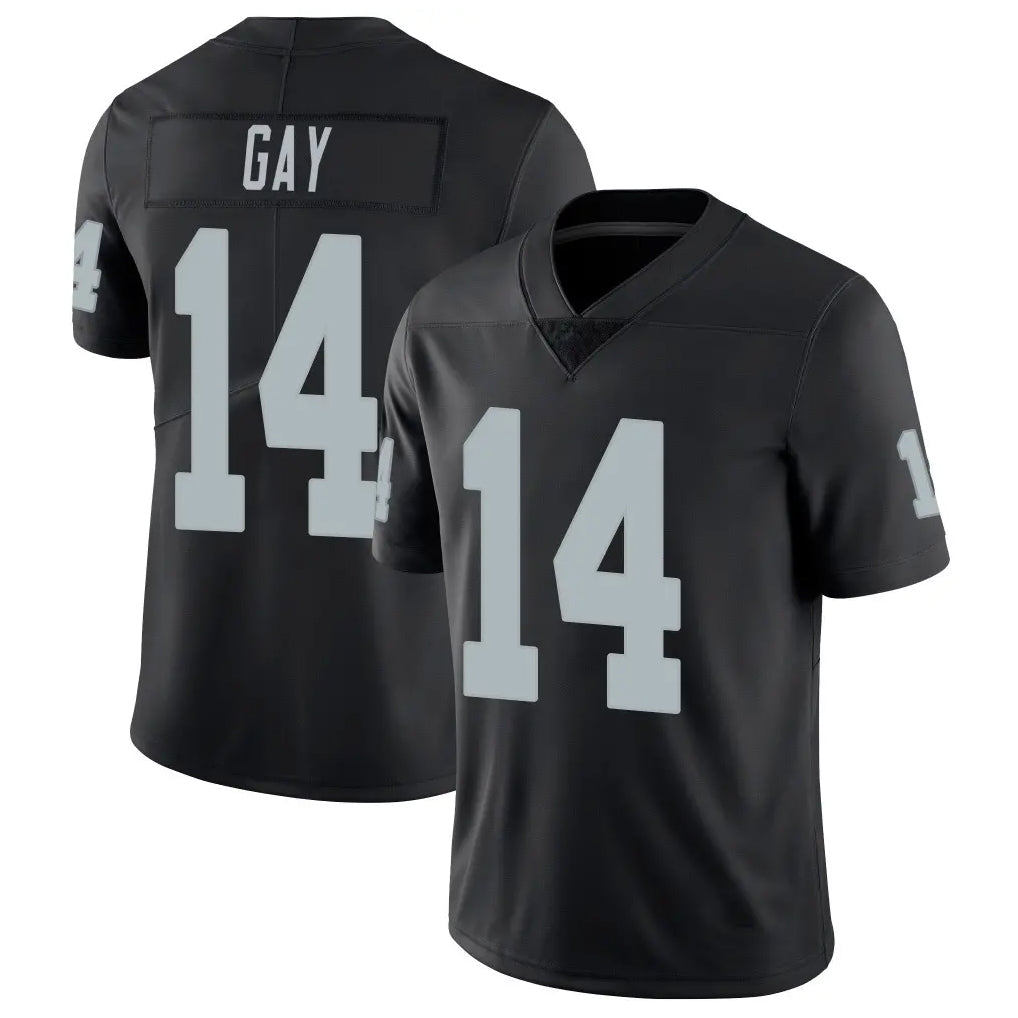 tocy LV.Raiders #14 Matt Gay Player Black Limited Vapor Untouchable Home Game Stitched Jerseys