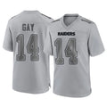 tocy LV.Raiders #14 Matt Gay Player Gray Atmosphere Fashion Limited Game Stitched Jerseys