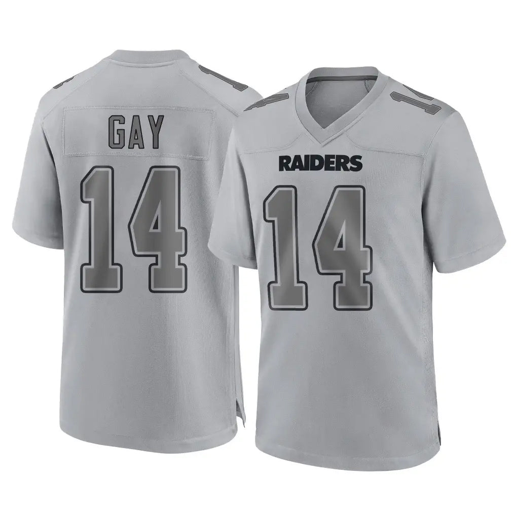 tocy LV.Raiders #14 Matt Gay Player Gray Atmosphere Fashion Limited Game Stitched Jerseys
