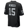 tocy LV.Raiders #15 Fernando Mendoza Black 2026 Draft First Round Pick No. 1 Team Game Stitched Jerseys