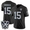 tocy LV.Raiders #15 Fernando Mendoza Player Black 2026 Vapor Limited Home Game Stitched Jerseys