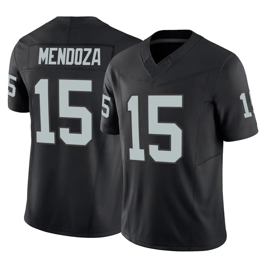tocy LV.Raiders #15 Fernando Mendoza Player Black Limited Vapor F.U.S.E. Home Game Stitched Jerseys