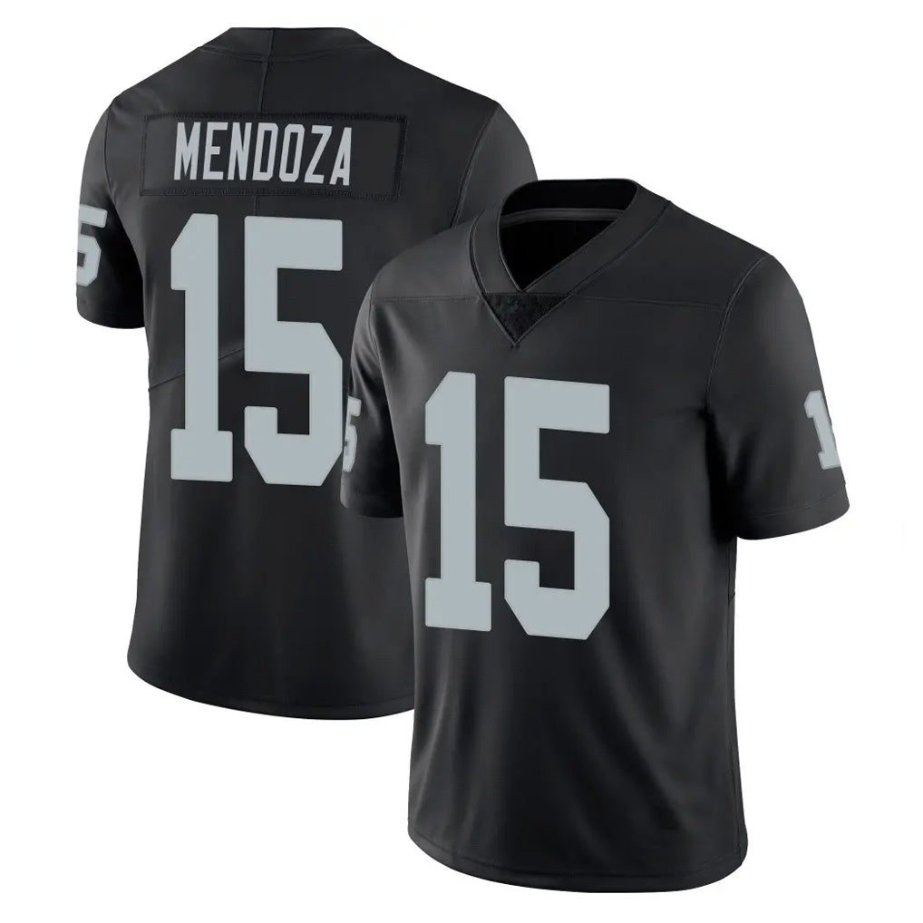 tocy LV.Raiders #15 Fernando Mendoza Player Black Limited Vapor Untouchable Home Game Stitched Jerseys