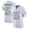tocy LV.Raiders #15 Fernando Mendoza Player White Limited Color Rush Home Game Stitched Jerseys