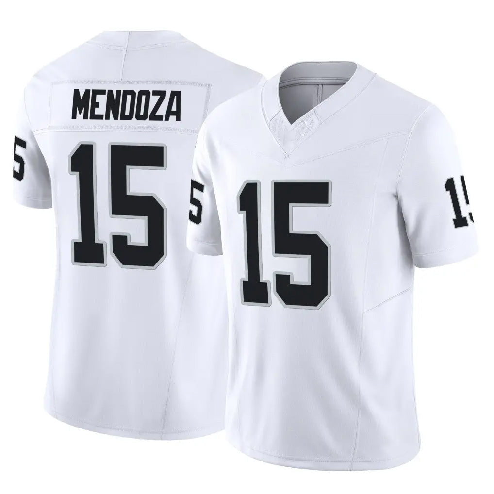 tocy LV.Raiders #15 Fernando Mendoza Player White Limited Vapor F.U.S.E. Home Game Stitched Jerseys