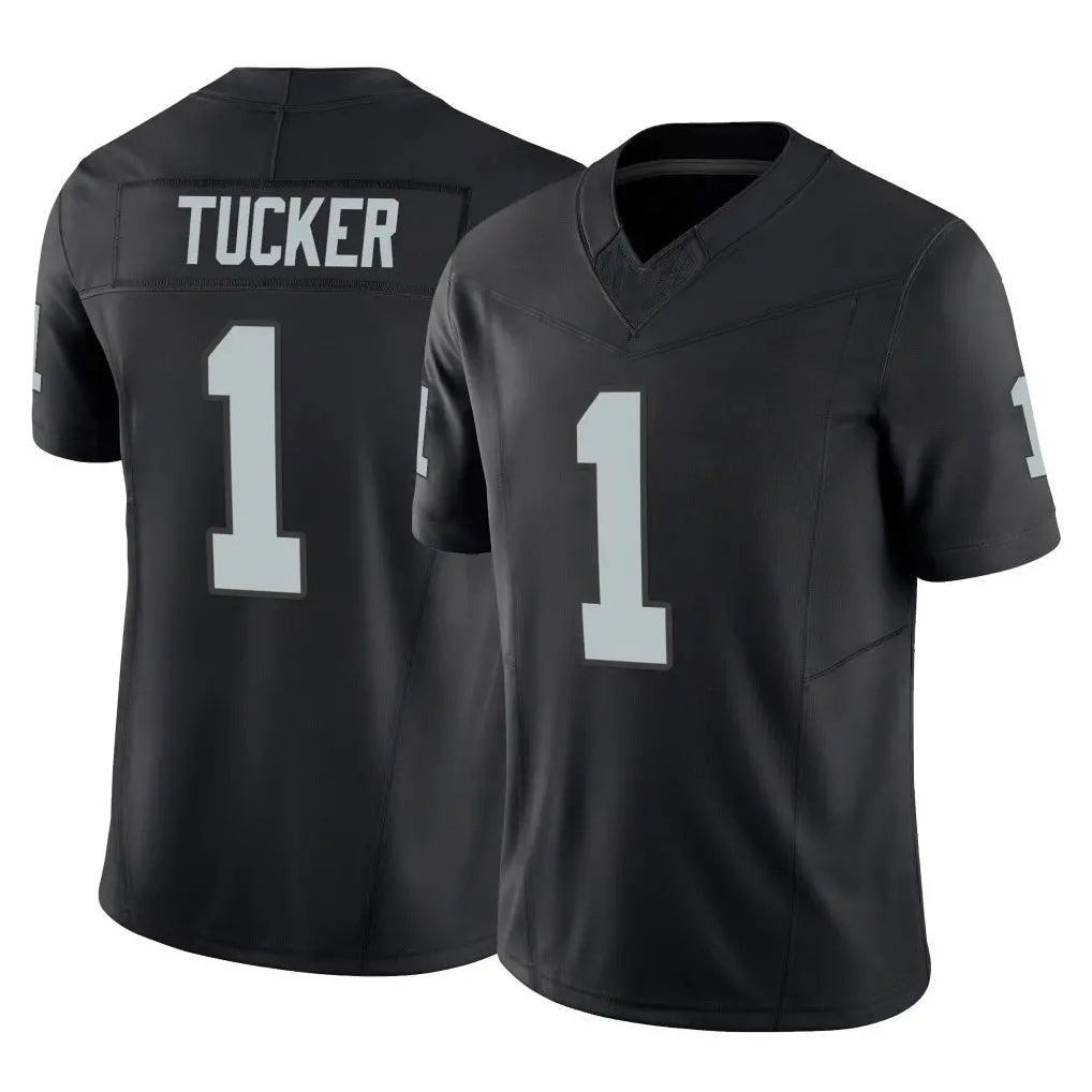 tocy LV.Raiders #1 Tre Tucker Player Black Limited Vapor F.U.S.E. Home Game Stitched Jerseys
