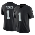 tocy LV.Raiders #1 Tre Tucker Player Black Limited Vapor F.U.S.E. Home Game Stitched Jerseys