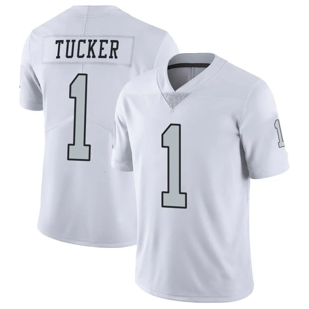 tocy LV.Raiders #1 Tre Tucker Player White Limited Color Rush Home Game Stitched Jerseys