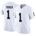 tocy LV.Raiders #1 Tre Tucker Player White Limited Vapor F.U.S.E. Home Game Stitched Jerseys