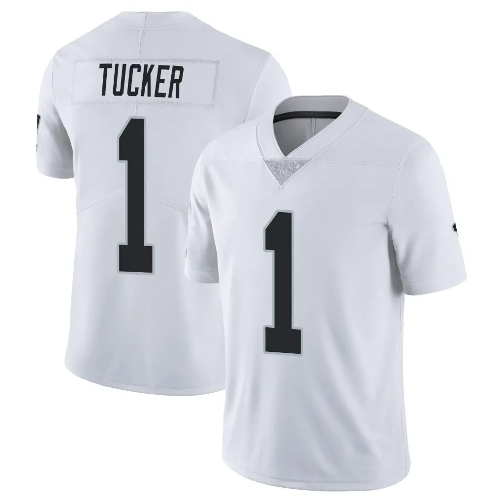 tocy LV.Raiders #1 Tre Tucker Player White Limited Vapor Untouchable Home Game Stitched Jerseys