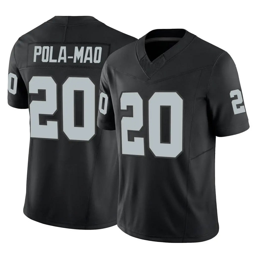 tocy LV.Raiders #20 Isaiah Pola-Mao Player Black Limited Vapor F.U.S.E. Home Game Stitched Jerseys