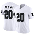 tocy LV.Raiders #20 Isaiah Pola-Mao Player White Limited Vapor F.U.S.E. Home Game Stitched Jerseys